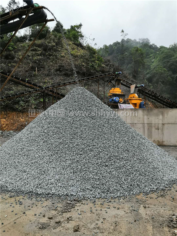 Finished sand and gravel